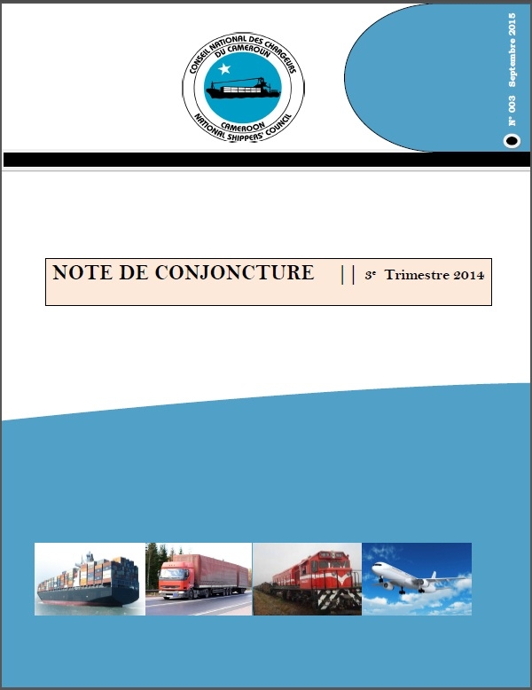Note de Conjoncture 003, 3e trimestre 2014
