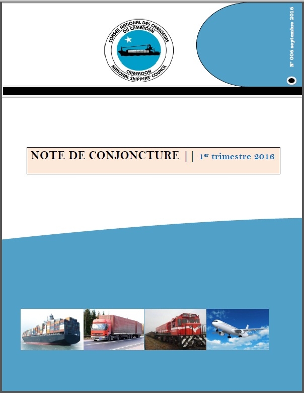 Note de Conjoncture 006, 1er Trimestre 2016